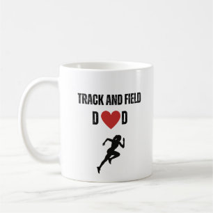 Taza De Café Papá de atletismo