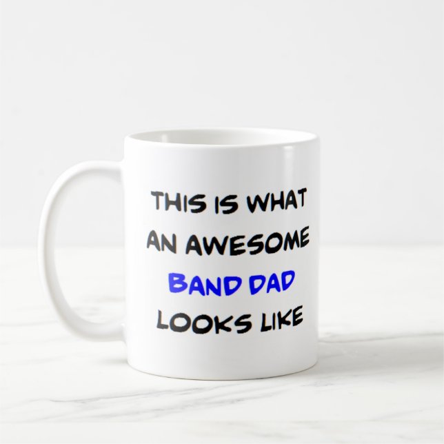 Taza De Café papá de banda, impresionante (Izquierda)