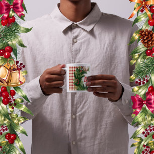 Taza De Café Papá de béisbol de Santa Cap Personalizado