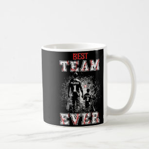 Taza De Café Papá de béisbol U2013 Mejor equipo de todos U2013 