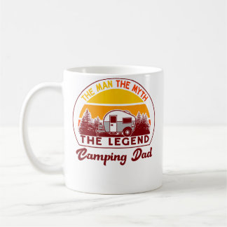 Taza De Café Papá de camping Autocaravana Caravana Campista Pap