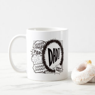 Taza De Café PAPÁ DE DEBER Mug. Cómic Version Coffee Mug