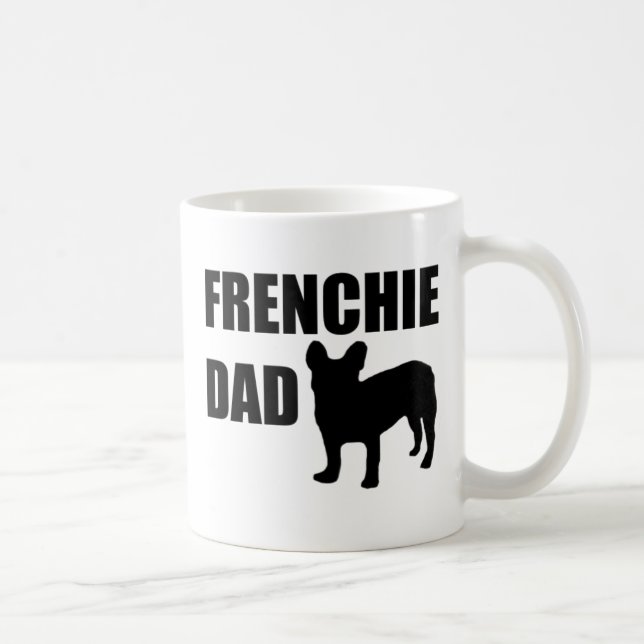 Taza De Café Papá de Frenchie (Derecha)