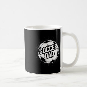 Taza De Café Papá de fútbol Jugador dedicado Apoyo a la familia