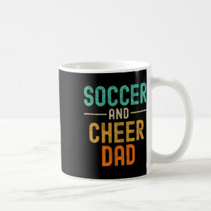 Taza De Café Papá de fútbol y animación dirige porristas _1