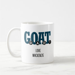 Taza De Café "¡PAPÁ DE G.O.A.T.!" Para la impresión gráfica de