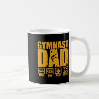 Taza De Café Papá de gimnasia divertido conduce paga aplaude re
