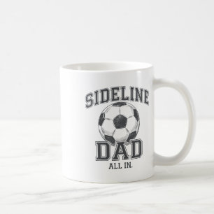 Taza De Café Papá de la banda familiar partido de fútbol papá d