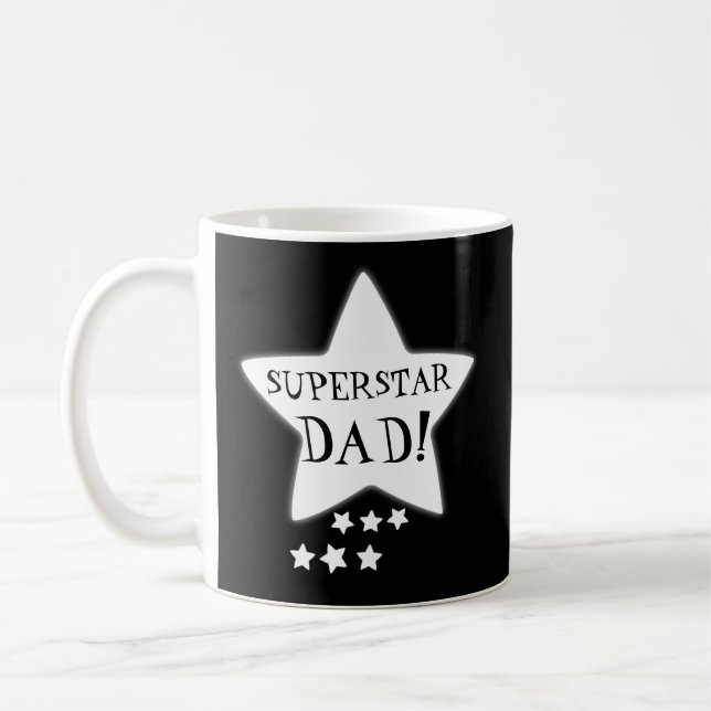 Taza De Café Papá de la superestrella (Izquierda)