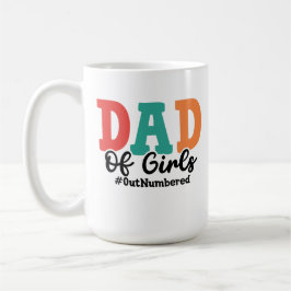 Taza De Café Papá de los Chicas:
