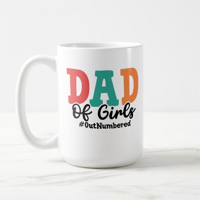 Taza De Café Papá de los Chicas: (Izquierda)