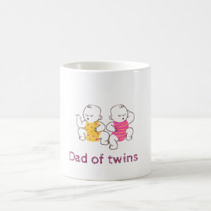 Taza De Café Papá de los gemelos