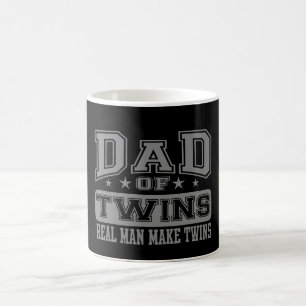Taza De Café Papá De Los Gemelos, El Hombre Real Hace Gemelos