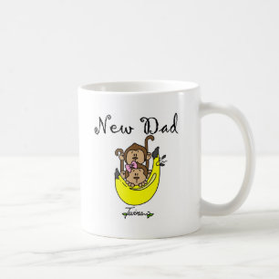 Taza De Café Papá de los gemelos y camisetas y regalos Chicas