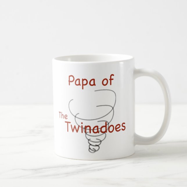 Taza De Café Papá de Twinadoes (Derecha)