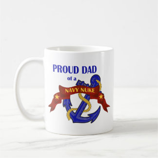 Taza De Café Papá de un arma nuclear de la marina de guerra