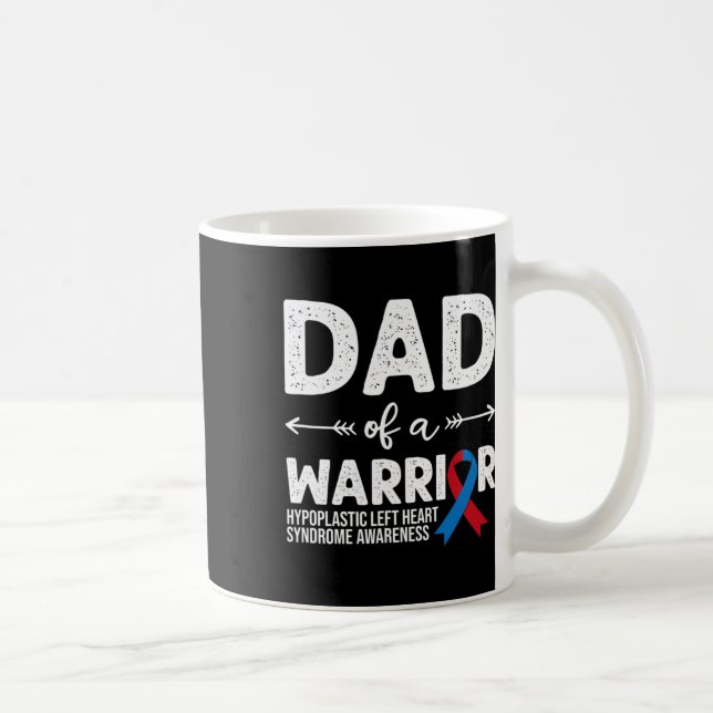 Taza De Café Papá De Un Guerrero (Derecha)