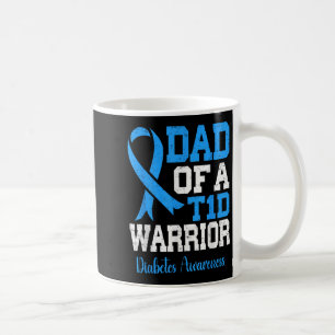 Taza De Café Papá De Un Guerrero De La T1d Concienciación Sobre