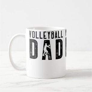 Taza De Café Papá de Voleibol Para Hombres Familia Divertido Vo