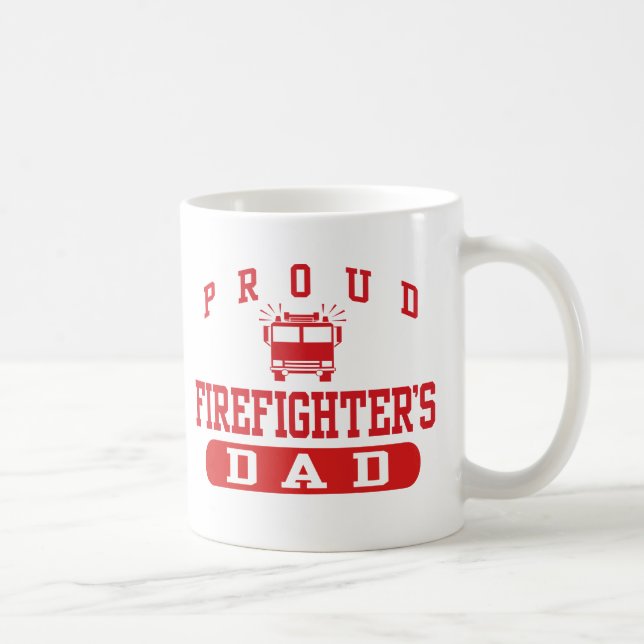 Taza De Café Papá del bombero (Derecha)