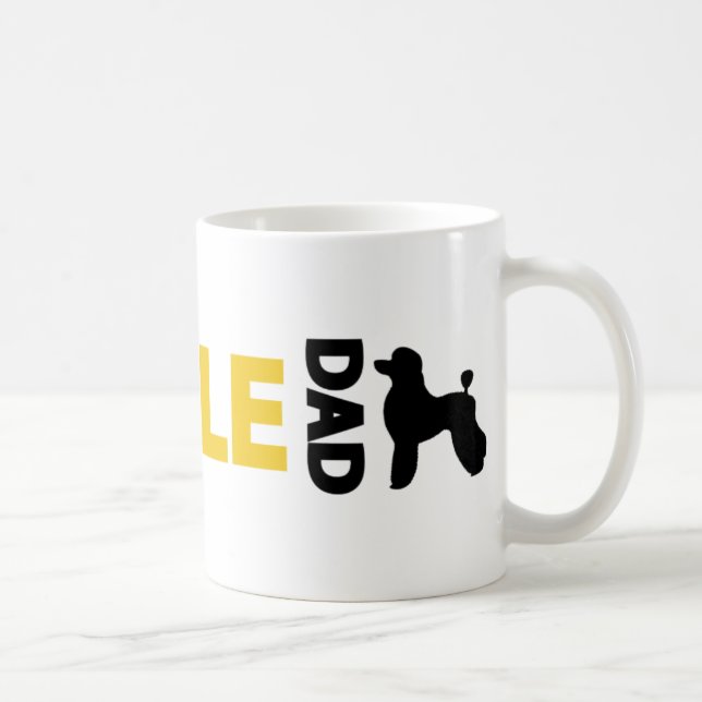 Taza De Café Papá del caniche (Derecha)