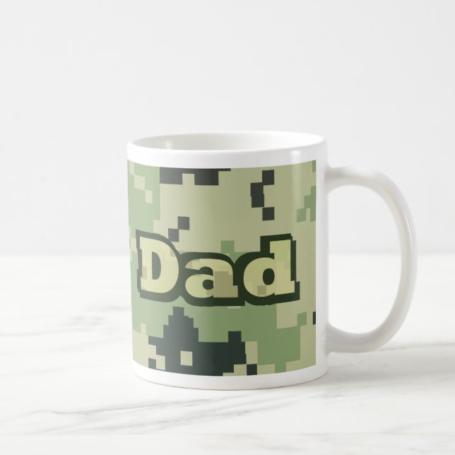 Taza De Café Papá del ejército (Derecha)