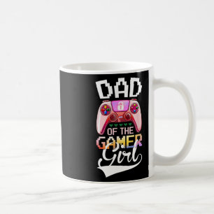 Taza De Café Papá Del Juego De Videojuegos De Chica Jugador Cum