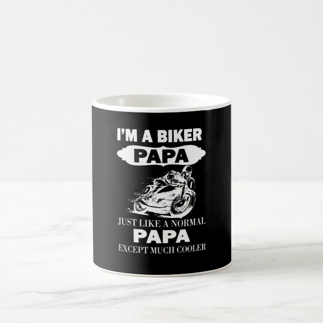 Taza De Café Papá del motorista (Centro)