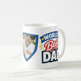 Taza De Café Papá del Mundo con Amor Personalizado