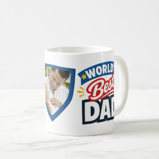 Taza De Café Papá del Mundo con Amor Personalizado 