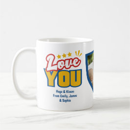 Taza De Café Papá del Mundo con Amor Personalizado