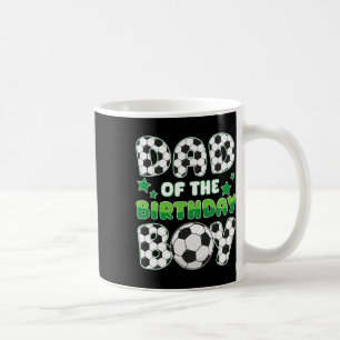 Taza De Café Papá Del Niño Cumpleañero Familia De Fútbol Conjun