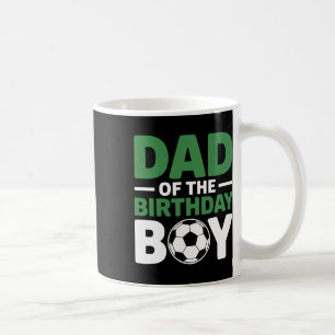 Taza De Café Papá Del Niño Cumpleañero Fútbol 
