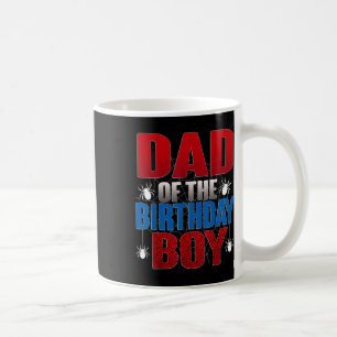 Taza De Café Papá Del Niño De Cumpleaños Familia Funny Spider B