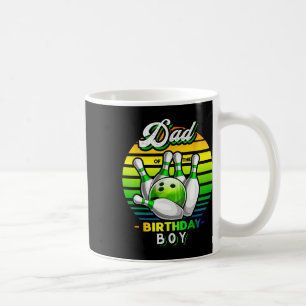 Taza De Café Papá Del Niño De Cumpleaños Que Coincide Con La Bo