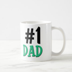 Taza De Café Papá del número 1