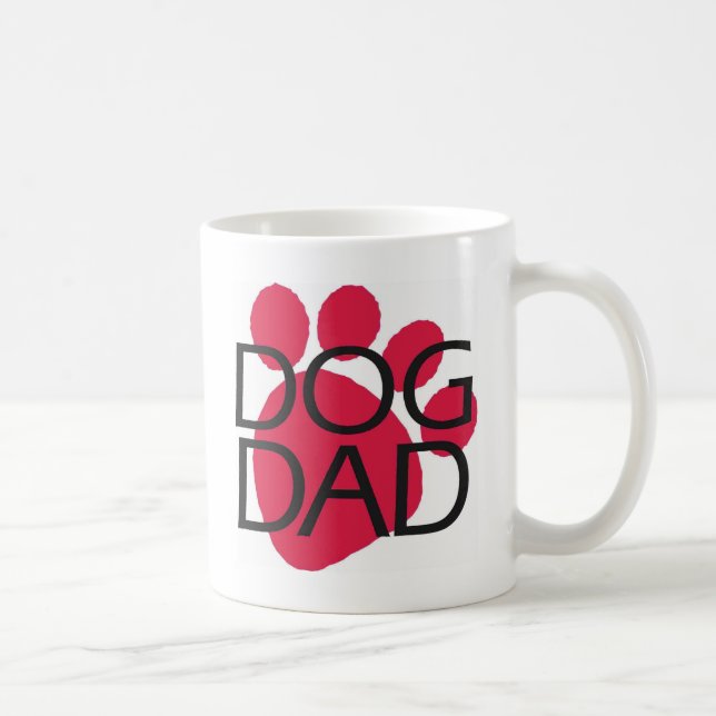 Taza De Café Papá del perro (Derecha)