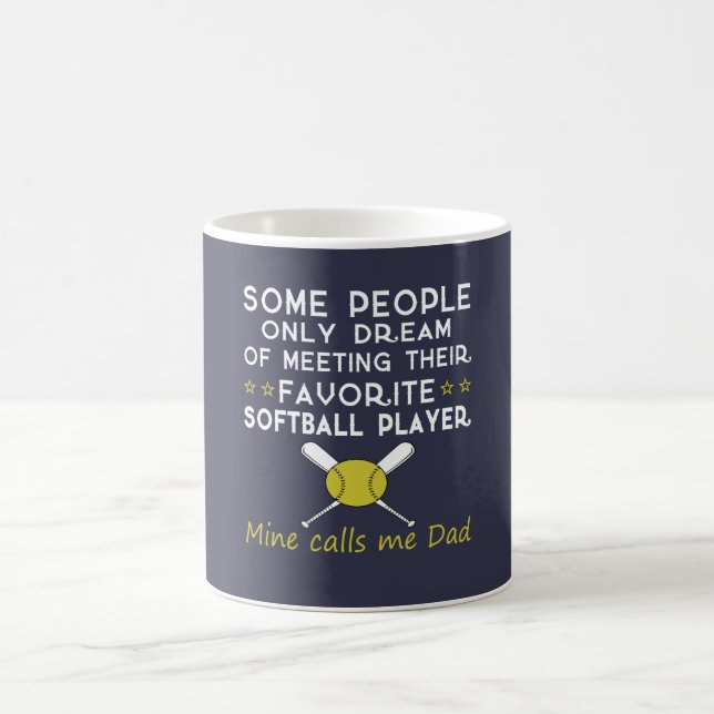 TAZA DE CAFÉ PAPÁ DEL SOFTBALL (Centro)