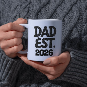 Taza De Café Papá desde 2026 Orgulloso Padre Desde