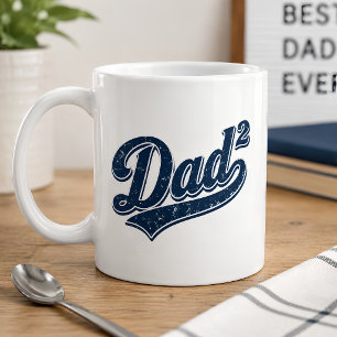 Taza De Café Papá Divertido al Cuadrado