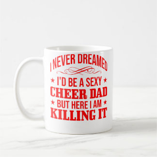 Taza De Café Papá divertido de porristas para hombres, genial y