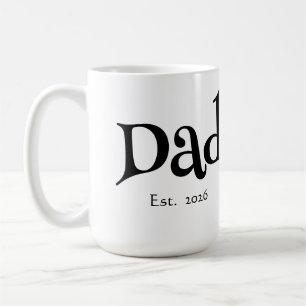 Taza De Café Papá divertido negrita simple establecido nuevo pa