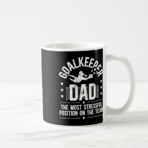 Taza De Café Papá divertido portero de fútbol de un portero de 