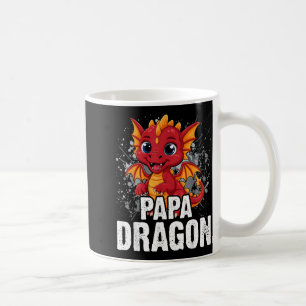 Taza De Café Papa Dragón Pareja Familia Papá Padre