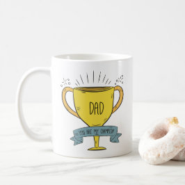 Taza De Café Papá, el día de mi padre campeón | Café Mug