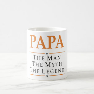 Taza De Café Papa El Hombre El Mito De La Leyenda Mug