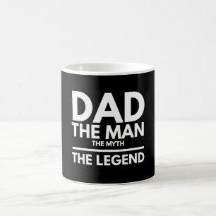 Taza De Café Papá El Hombre El Mito La Leyenda