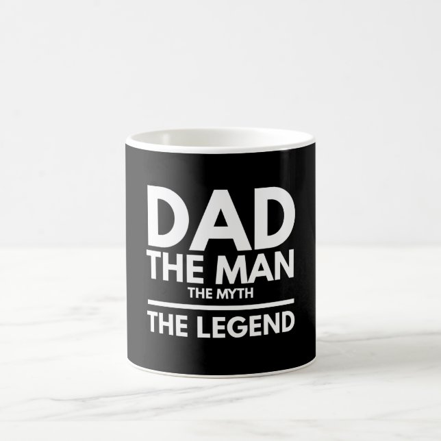 Taza De Café Papá El Hombre El Mito La Leyenda (Centro)