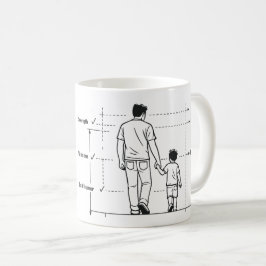 Taza De Café Papá El Plan Maestro Original | Humor Divertido de