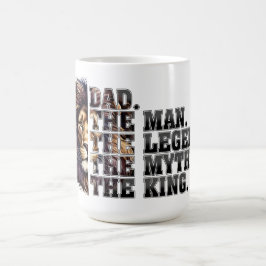 Taza De Café Papá - El Rey, La Leyenda, El Mito